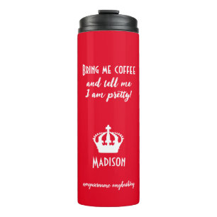 Bouteilles Isothermes Drôle café Style de nom personnalisé