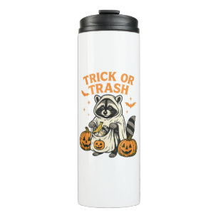 Bouteilles Isothermes Drôle de Raton Laveur Trick or Trash Halloween