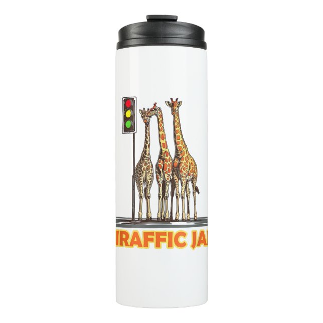 Bouteilles Isothermes Drôle Jam de la Giraffe de Pun (Devant)