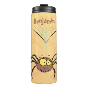 Bouteilles Isothermes Drôle mignon dessin animé d'araignée moelleuse