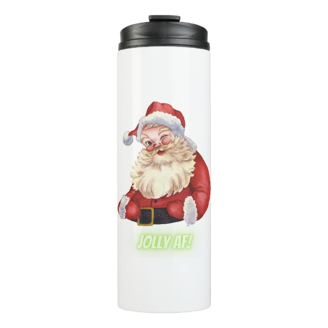 Bouteilles Isothermes Drôle secret père Noël Cadeau - Thermal Tumbler (Devant)