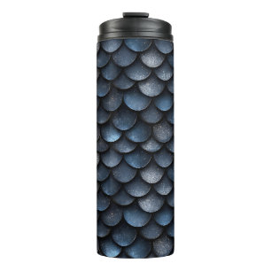 Bouteilles Isothermes Écaille de Sirène Étincelante Bleu Foncé