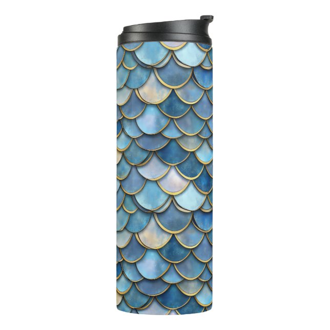 Bouteilles Isothermes Échelle de sirène bleue (Tourné sur la gauche)