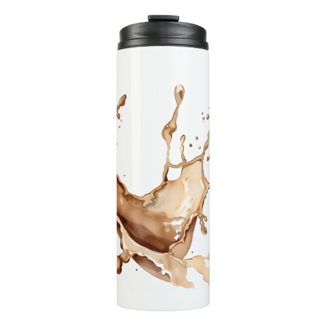 Bouteilles Isothermes Éclaboussure de café (Devant)