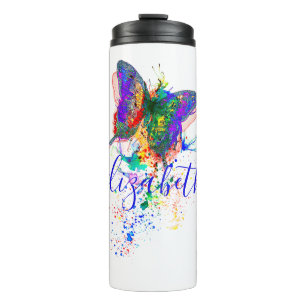 Bouteilles Isothermes Éclaboussure de papillon personnalisée