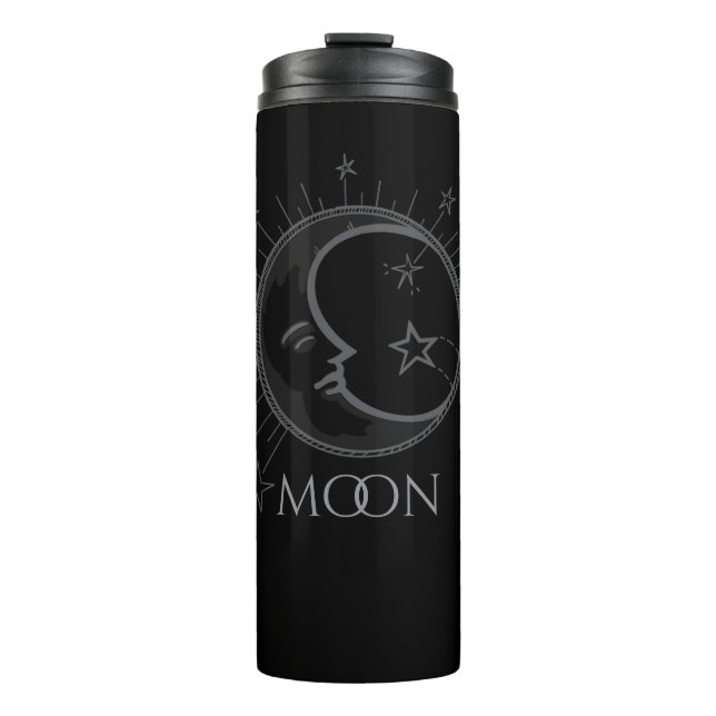 Bouteilles Isothermes Eclectic Moon Flask Custom Name (Devant)