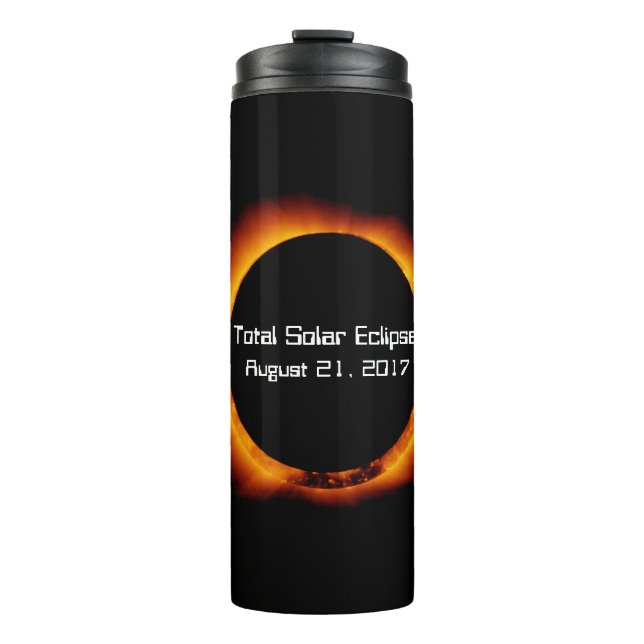 Bouteilles Isothermes Éclipse solaire totale 2017 (Devant)