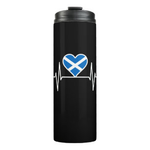 Bouteilles Isothermes Écosse - Scotland Drapeau Heartbeat