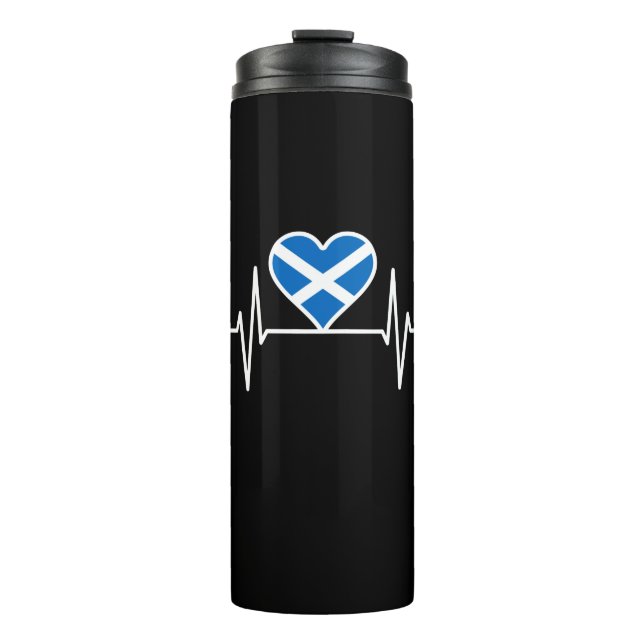 Bouteilles Isothermes Écosse - Scotland Drapeau Heartbeat (Devant)