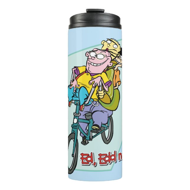 Bouteilles Isothermes Ed, Edd, n Eddy sur un vélo (Devant)