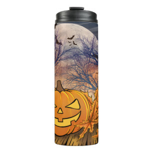 Bouteilles Isothermes Éffrayant Citrouille Halloween