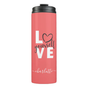 Bouteilles Isothermes Elegant Amour Vous-Même Nom Personnalisé