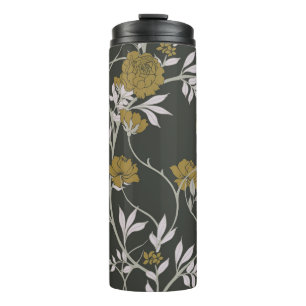 Bouteilles Isothermes Elégant fleuri : design motif vintage.