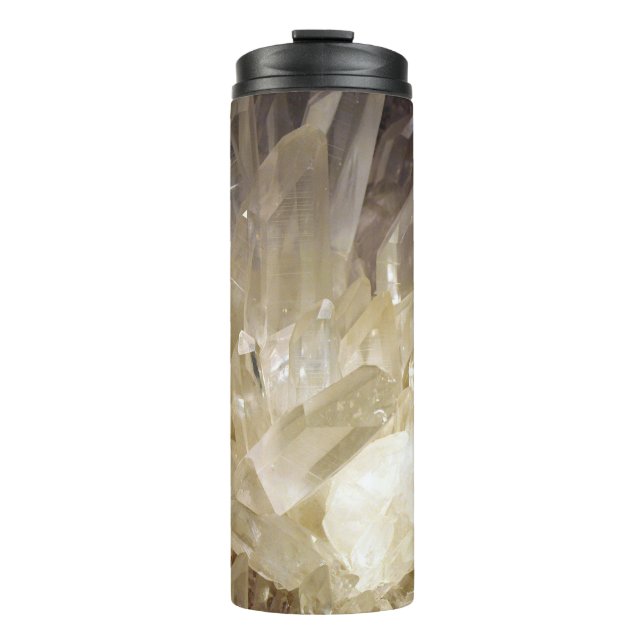 Bouteilles Isothermes Élégant Graphique d'énergie Clair Quartz (Devant)
