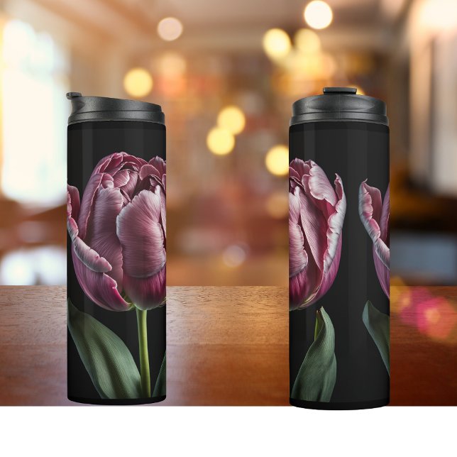 Bouteilles Isothermes "Elegant Purple Tulip" 12 oz. Parfum (Elegant Tulip Tumbler
This tumbler offers a blend of art and functionality)