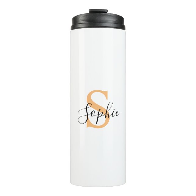 Bouteilles Isothermes Elegant Script Custom Name Personalized Gift (Devant)