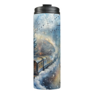 Bouteilles Isothermes Elégante Mug Voyage de Noël - Coupe Thermique de V