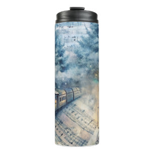 Bouteilles Isothermes Elégante Mug Voyage de Noël - Coupe Thermique de V