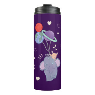 Bouteilles Isothermes Élément et Lapin Montgolfière spatiale Fantaisis