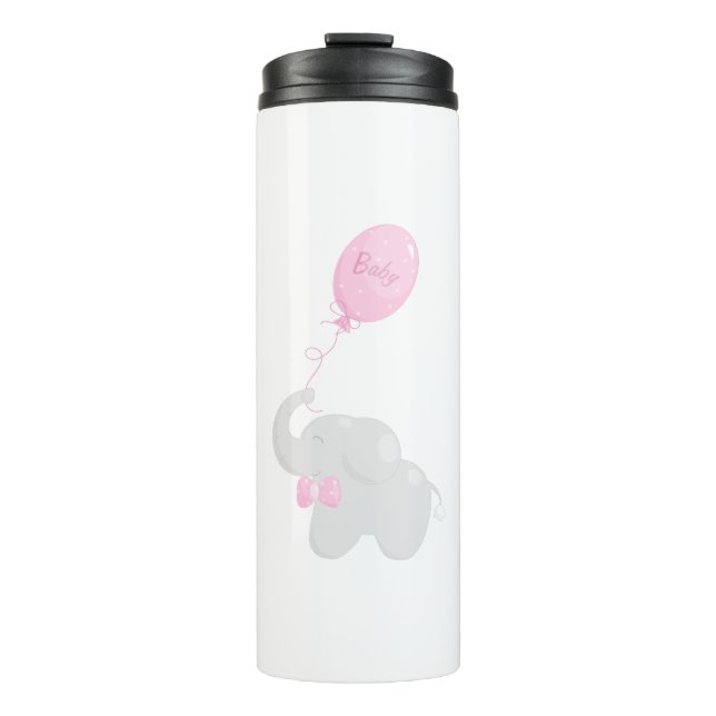 Bouteilles Isothermes Eléphant avec ballon (Devant)