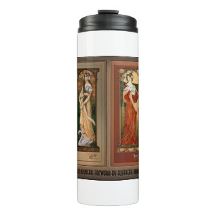 Bouteilles Isothermes Élisabeth Sonrel Art Nouveau Maiden Bird Series