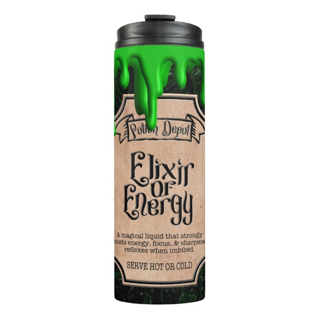 Bouteilles Isothermes Elixir de l'énergie (Devant)