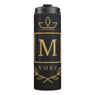 Bouteilles Isothermes "Emblème Royal NMKY – Monogramme M Crest Design"