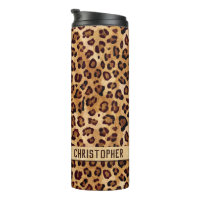 Empreinte de léopard Rustic Texture Nom de l'ajout