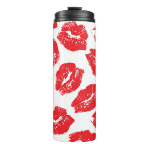 Bouteilles Isothermes Empreinte Kiss Lèvres rouges : Vintage sans fil