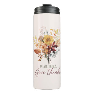 Bouteilles Isothermes En Tout, Donnez Merci - Bouquet Floral Automne