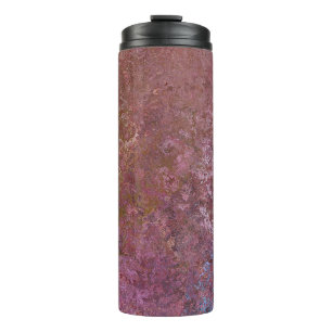 Bouteilles Isothermes Encre d'alcool terrestre Abstraite