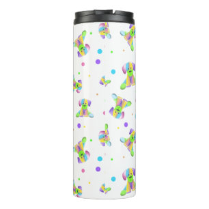 Bouteilles Isothermes enfants arc-en-ciel chien chiot pois couleurs vive