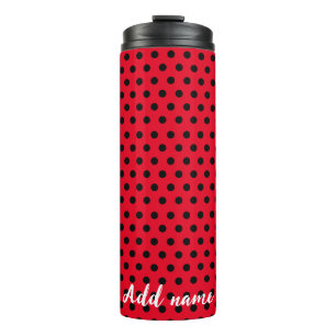 Bouteilles Isothermes Enfants mignons Red Ladybug Polka dot party Motif
