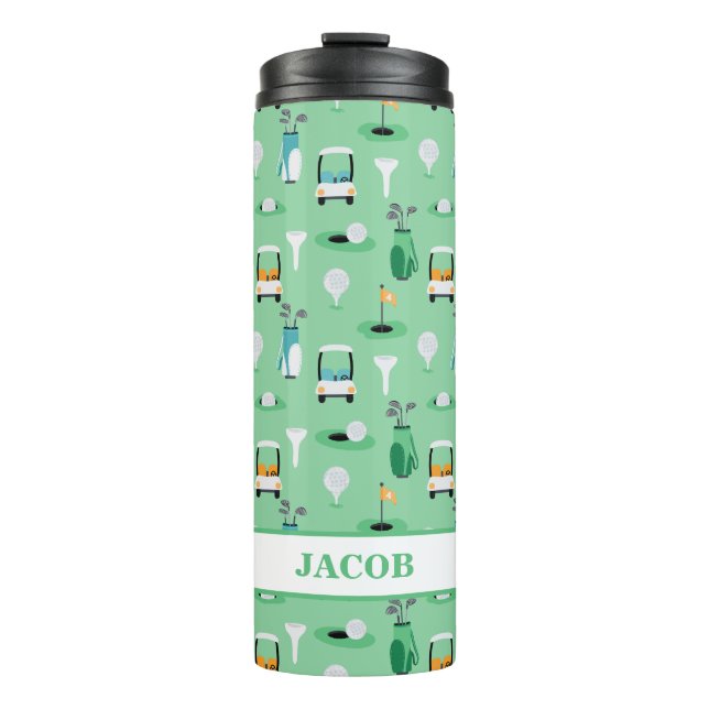 Bouteilles Isothermes Enfants Personnalisés Golfcart Golfcart Golfing Sp (Devant)