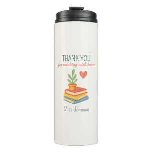Bouteilles Isothermes Enseignant Merci - Cadeau d'appréciation du coeur