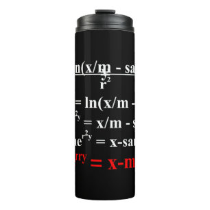 Bouteilles Isothermes Équation mathématique Joyeux Noël