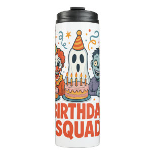 Bouteilles Isothermes Équipe d'anniversaire Halloween Clown Effrayant Fa