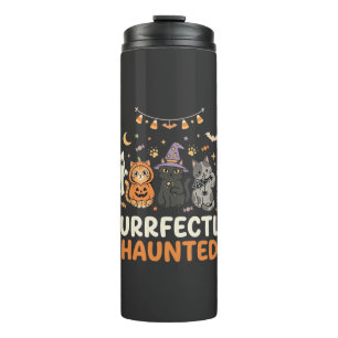 Bouteilles Isothermes Équipe de chat hanté Halloween