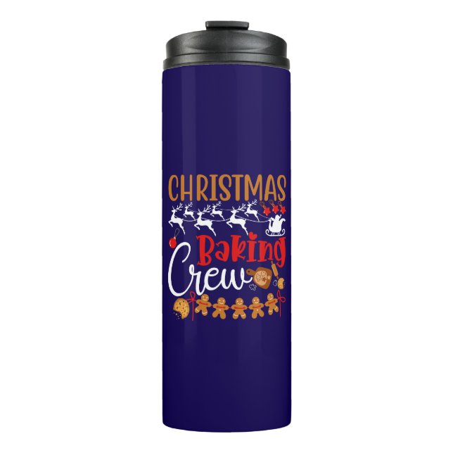 Bouteilles Isothermes Équipe de cuisson de Noël-80543 (Devant)