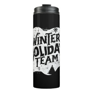 Bouteilles Isothermes Équipe de Noël d'hiver
