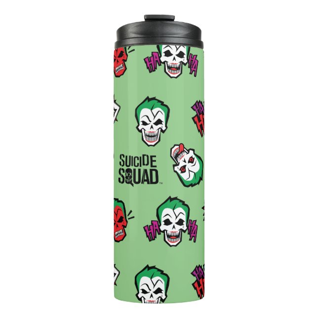 Bouteilles Isothermes Équipe de suicide | Joker Emoji Motif (Devant)