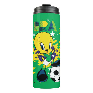 Bouteilles Isothermes Équipe de TWEETY™ Brésil Graphisme de football