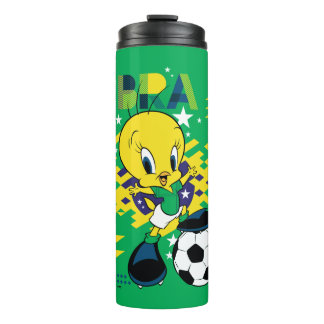 Bouteilles Isothermes Équipe de TWEETY™ Brésil Graphisme de football