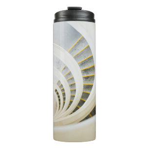 Bouteilles Isothermes Escaliers noirs et blancs en spirale