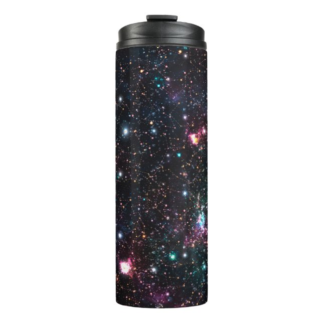 Bouteilles Isothermes Espace Galaxy de nuit ImprimerMotif sans couture e (Devant)
