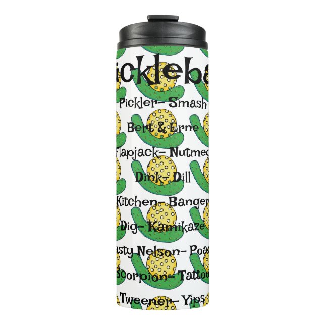 Bouteilles Isothermes Étanchez votre soif de Pickleball (Devant)