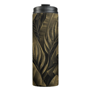 Bouteilles Isothermes Exotique tropicale : Grunge Golden Nature