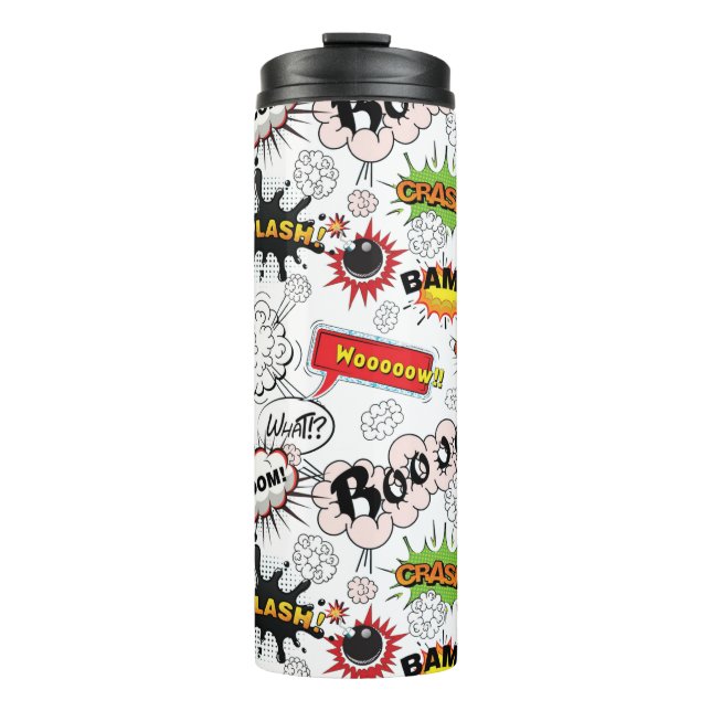 Bouteilles Isothermes Explosion d'art pop de bande dessinée rétro Tumble (Devant)