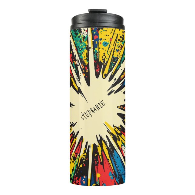 Bouteilles Isothermes Explosion d'art pop de style comique (2) (Devant)