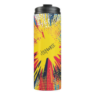 Bouteilles Isothermes Explosion d'art pop de style comique (3)